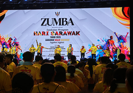 Program Zumba “Kick-Off” Sambutan Hari Sarawak 2025